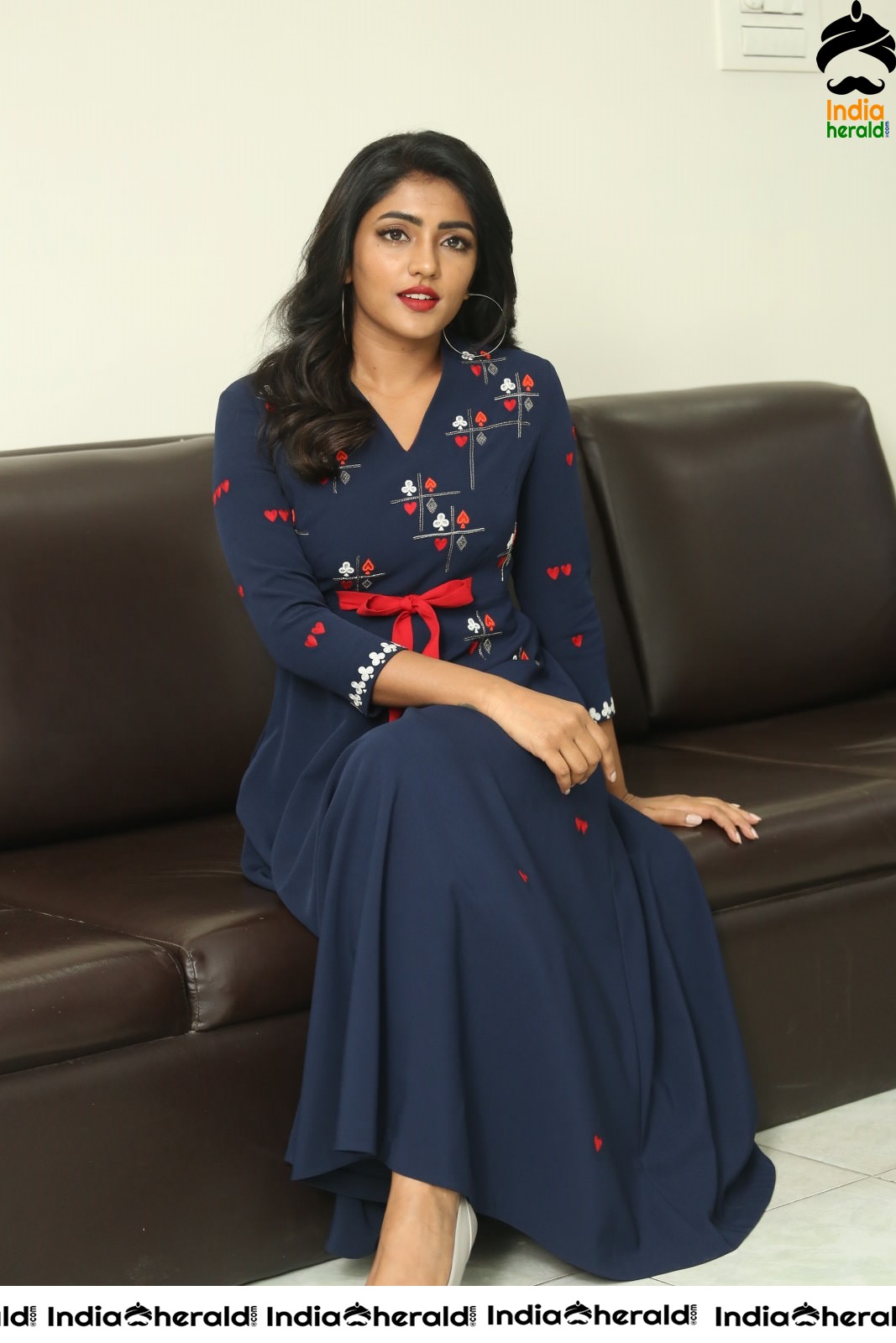 Eesha Rebba Hot in Blue during an Interview Set 2