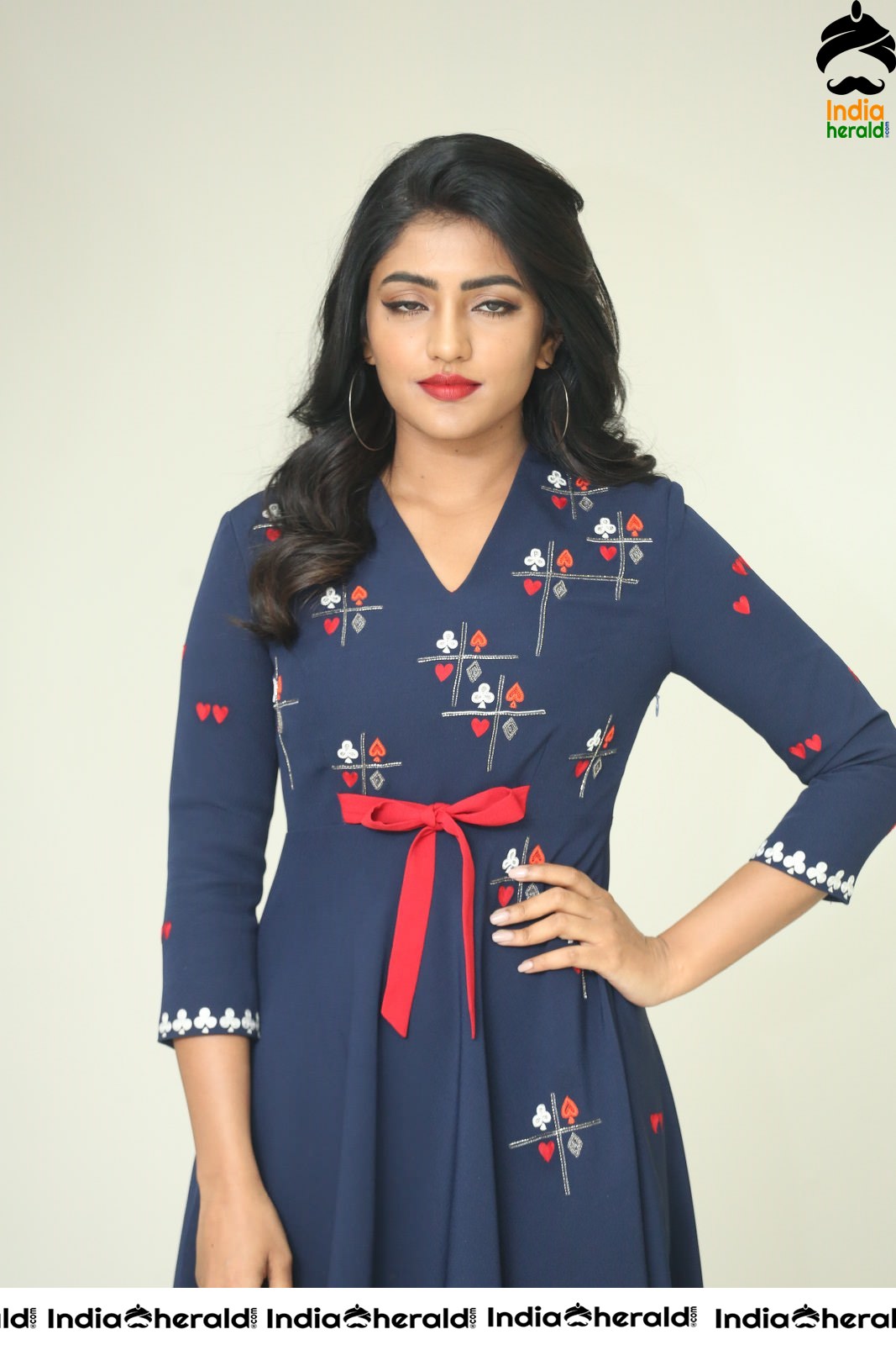 Eesha Rebba Hot in Blue during an Interview Set 2