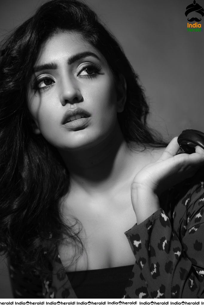 Eesha Rebba Hot Thighs Show in B and W Photoshoot