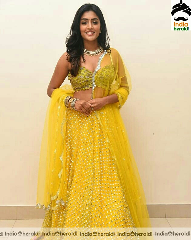Eesha Rebba Shows Her Sexy Waistline In Yellow Dress Stills