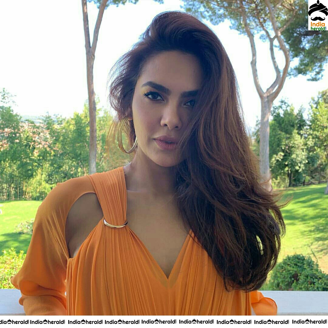 Egupta Delightful In Orange Colour Dress