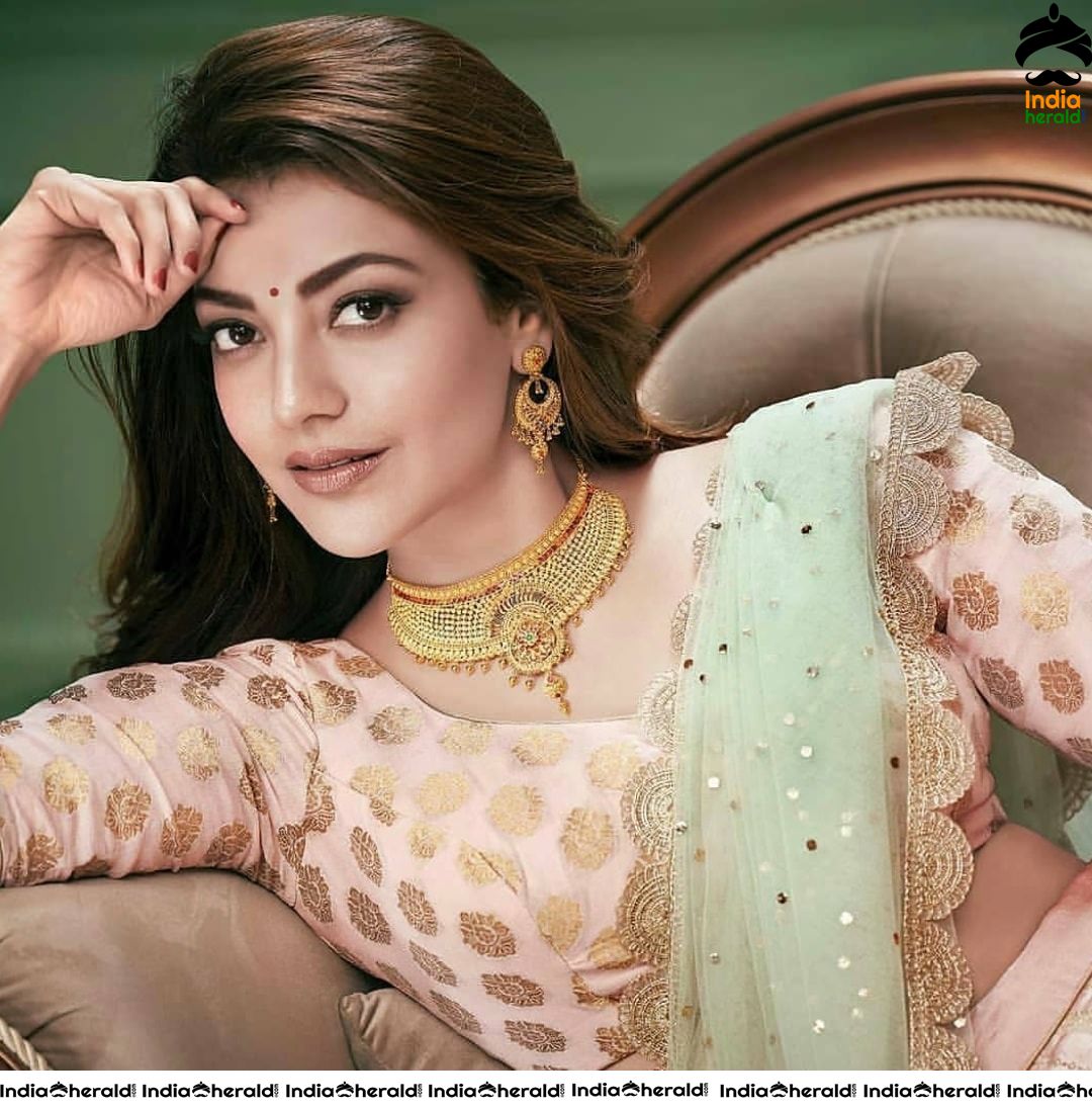 Elegant New Clicks of Kajal Aggarwal for Khazana Jewellery Ad Campaign