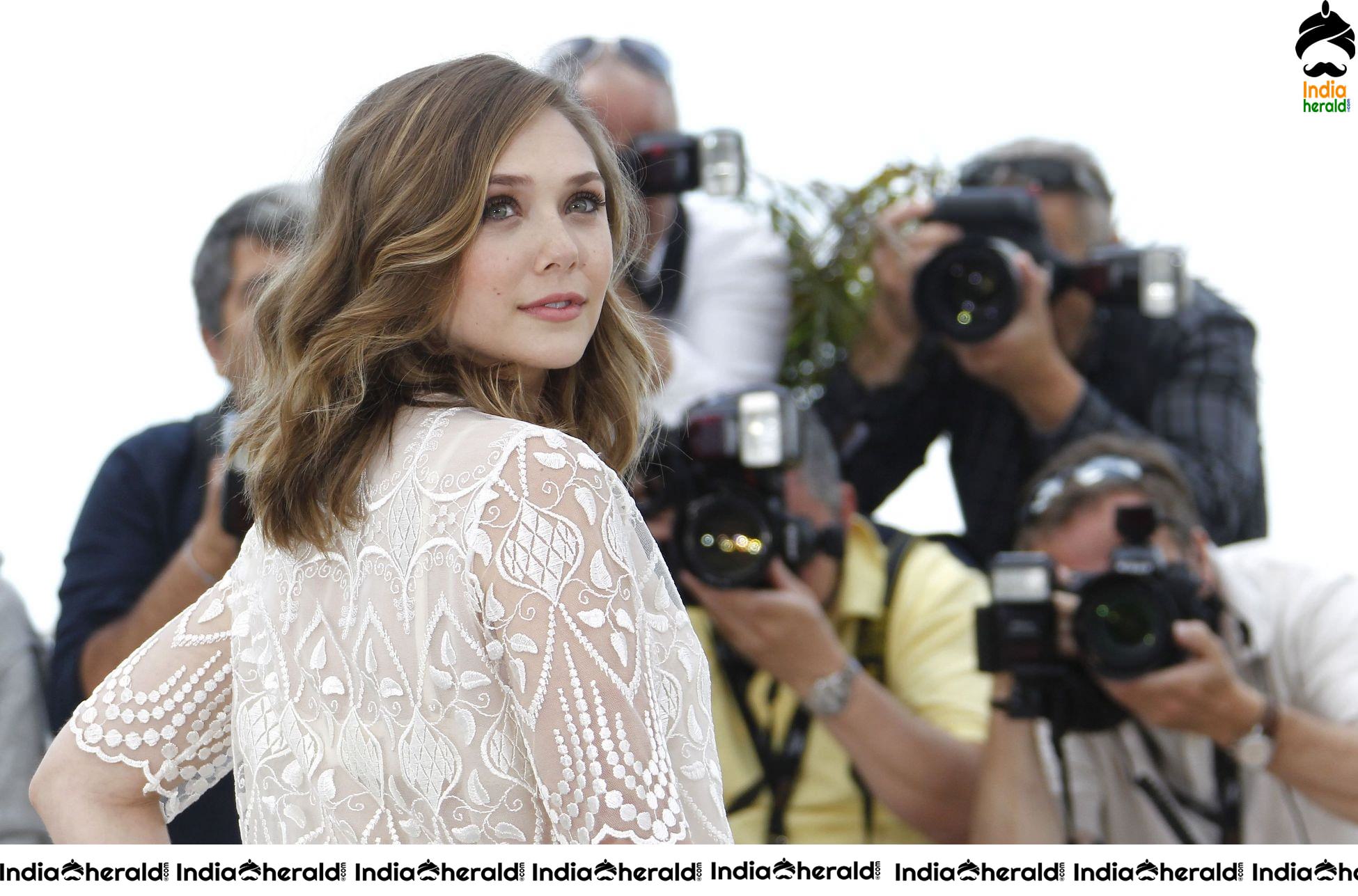 Elizabeth Olsen at Annual Cannes Festival Photocall