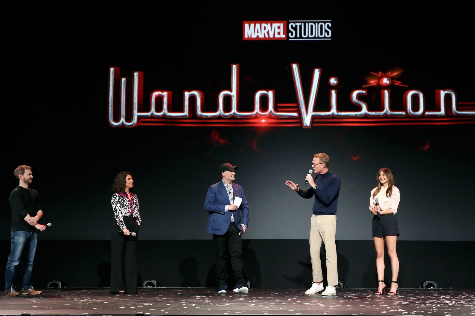 Elizabeth Olsen At Disney D23 Expo Showcase Event