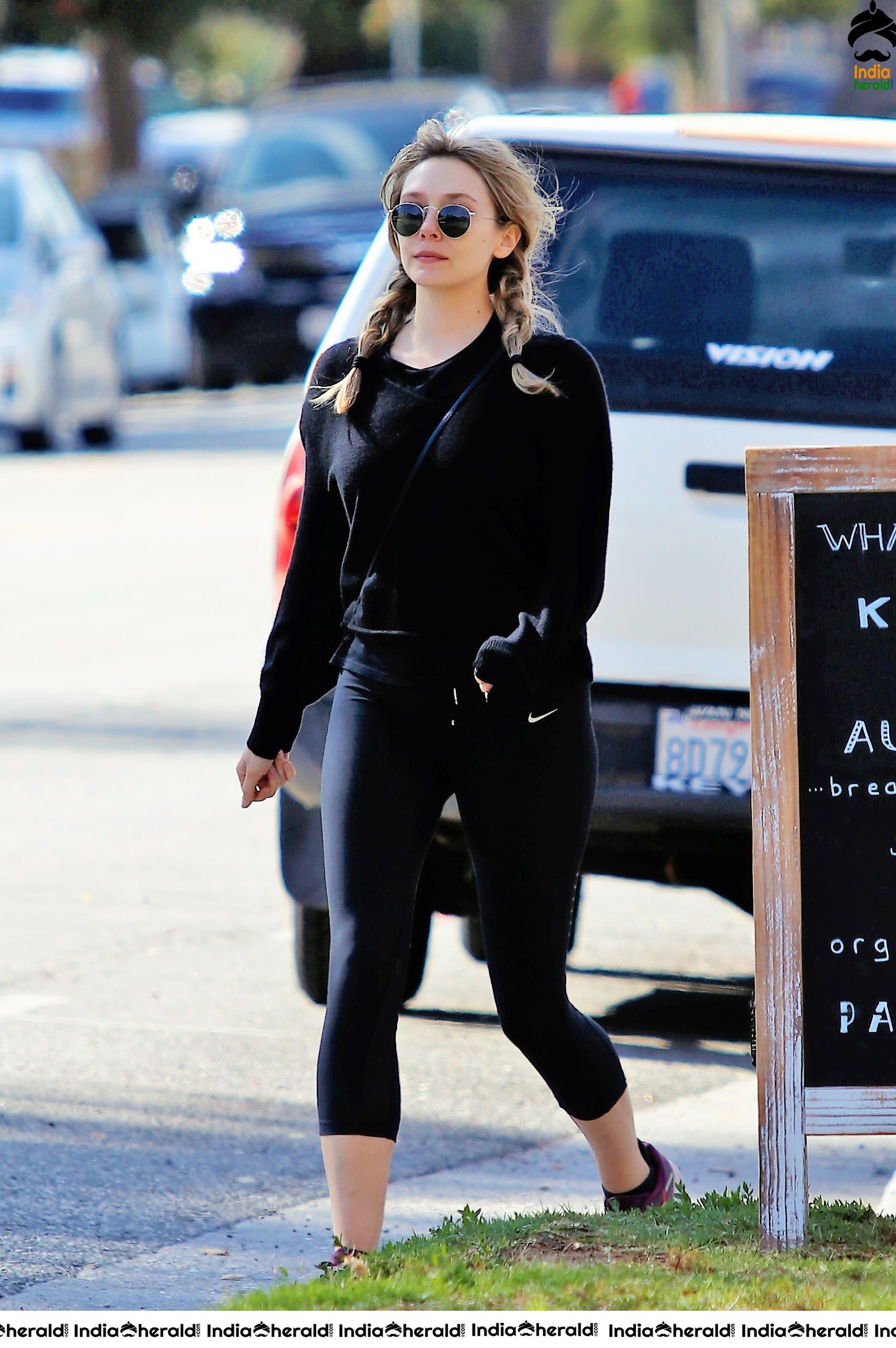 Elizabeth Olsen caught by Paparazzi while she was out in Los Angeles