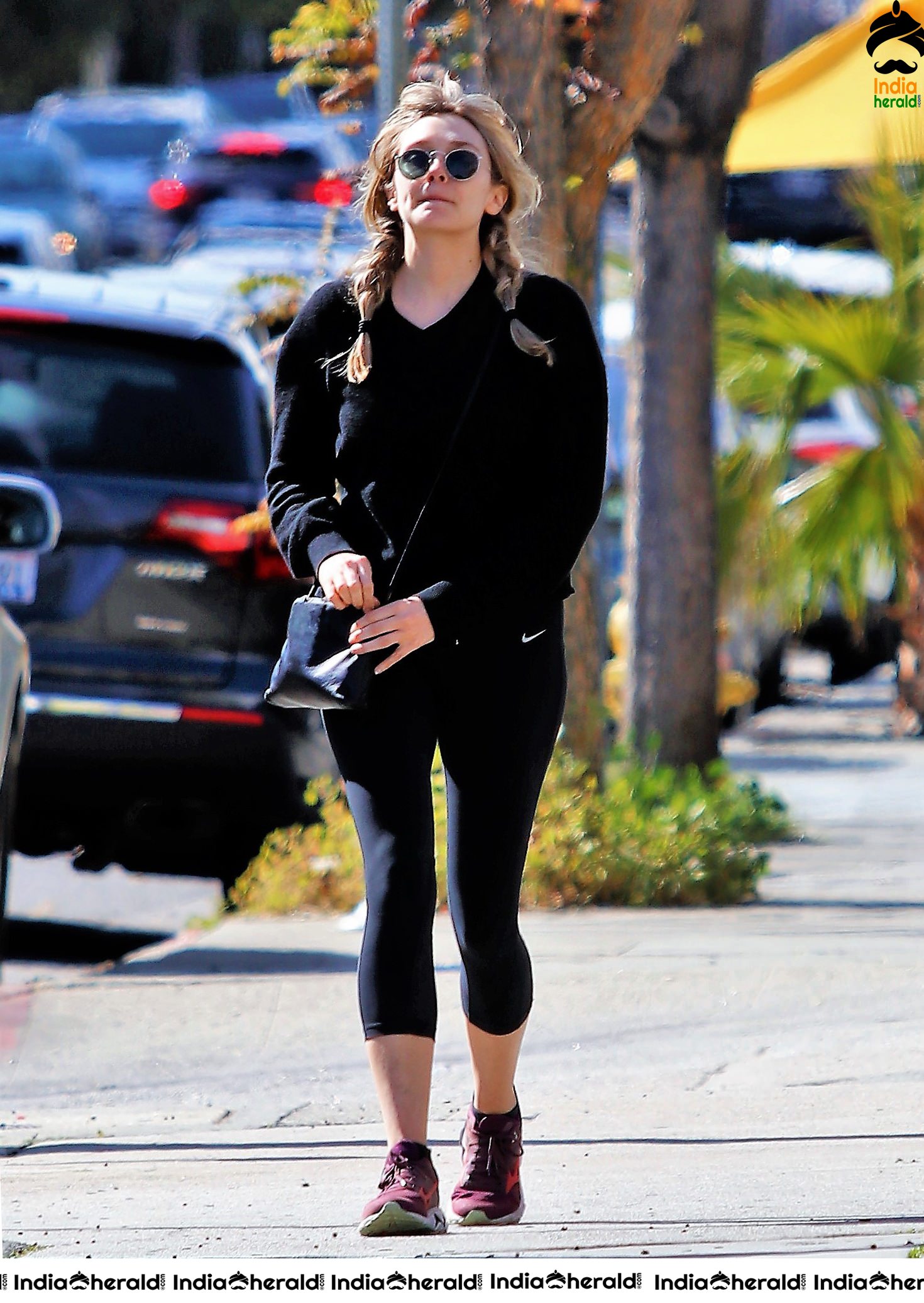 Elizabeth Olsen caught by Paparazzi while she was out in Los Angeles