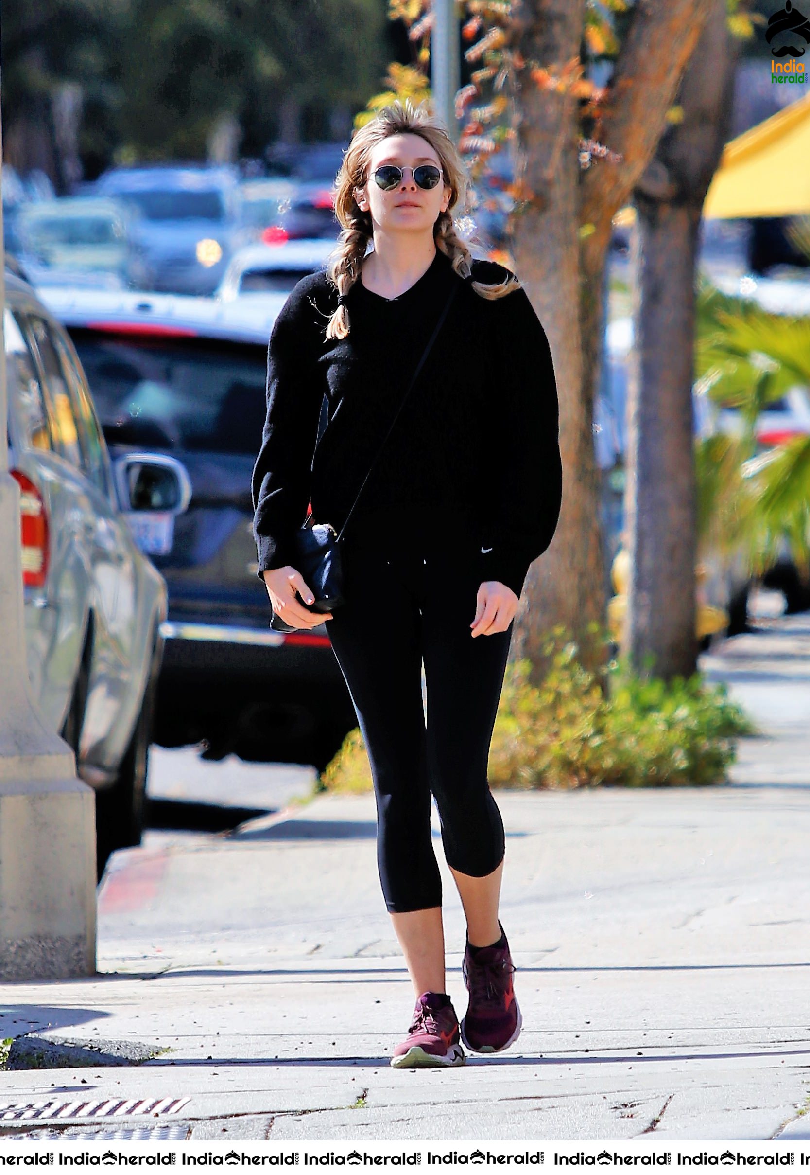 Elizabeth Olsen caught by Paparazzi while she was out in Los Angeles