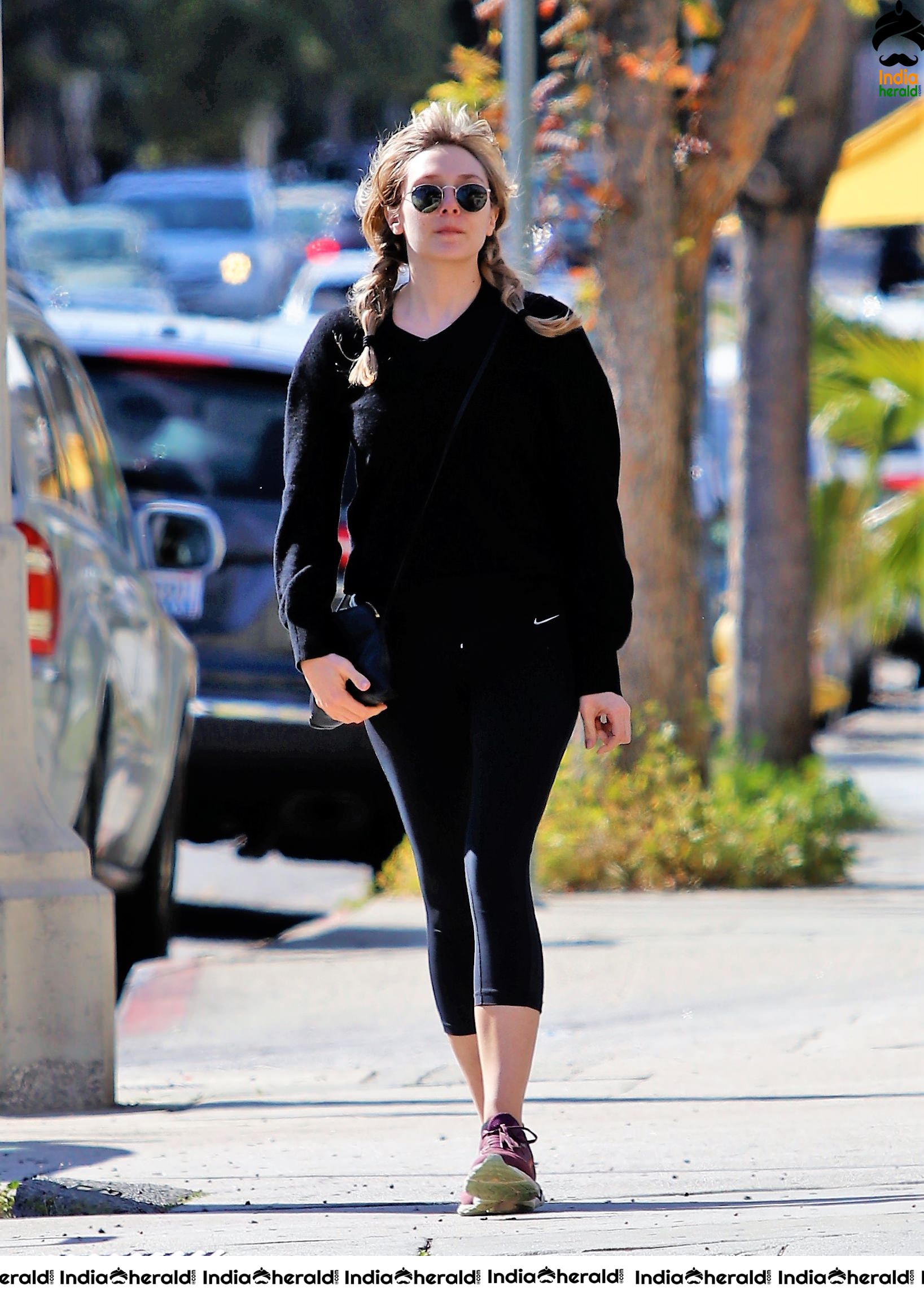 Elizabeth Olsen caught by Paparazzi while she was out in Los Angeles