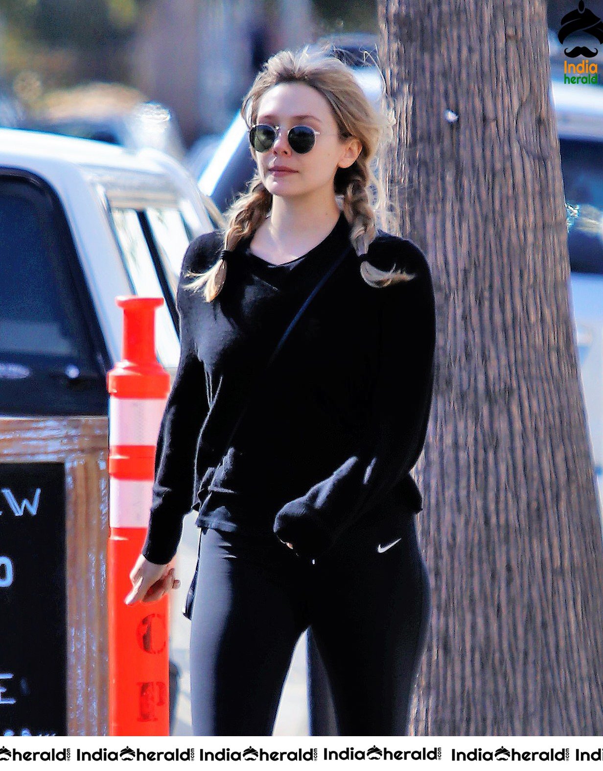 Elizabeth Olsen caught by Paparazzi while she was out in Los Angeles