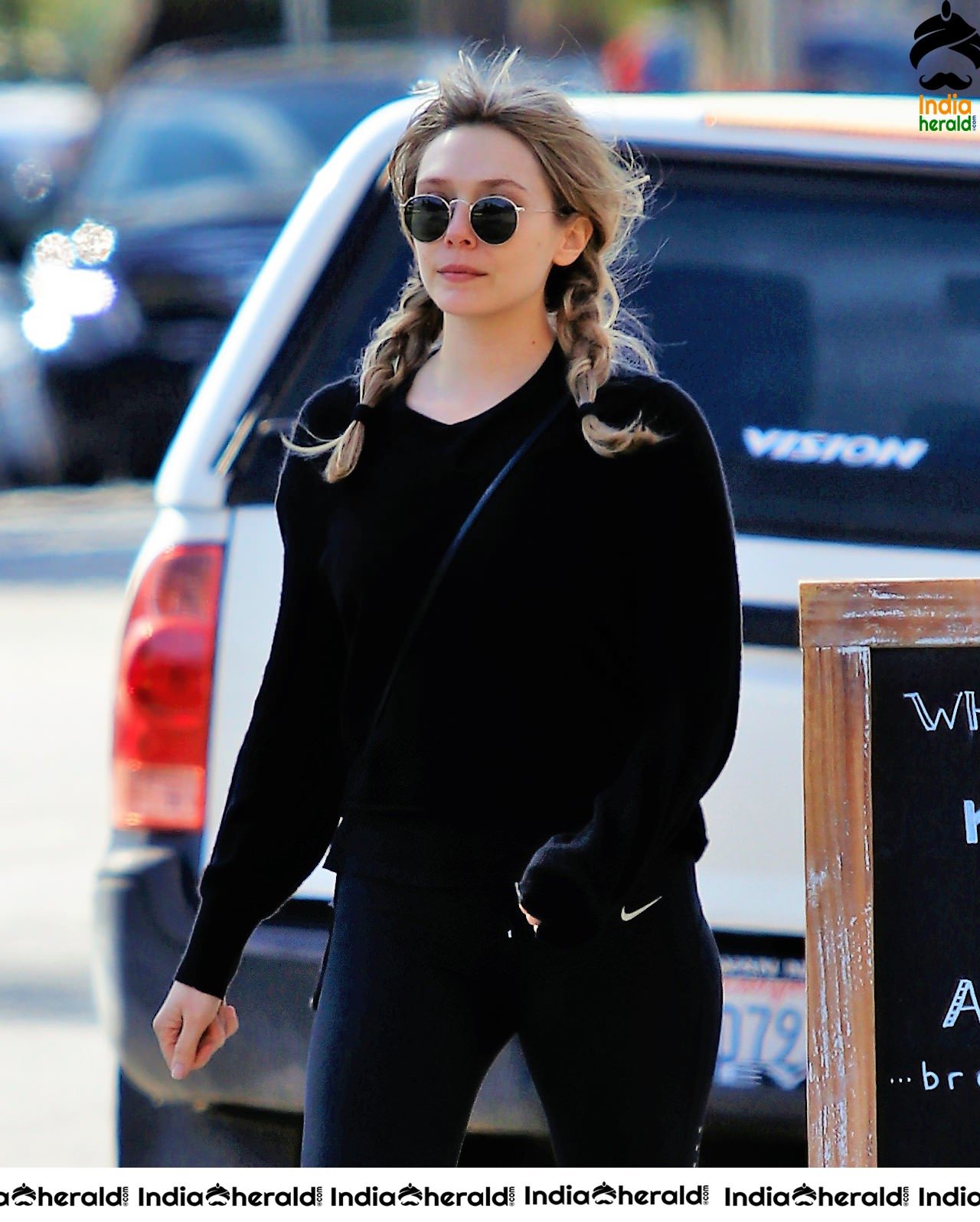 Elizabeth Olsen caught by Paparazzi while she was out in Los Angeles