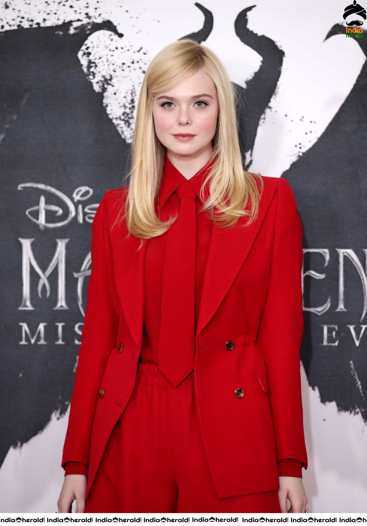 Elle Fanning at Maleficent Mistress of Evil Photocall Set 1