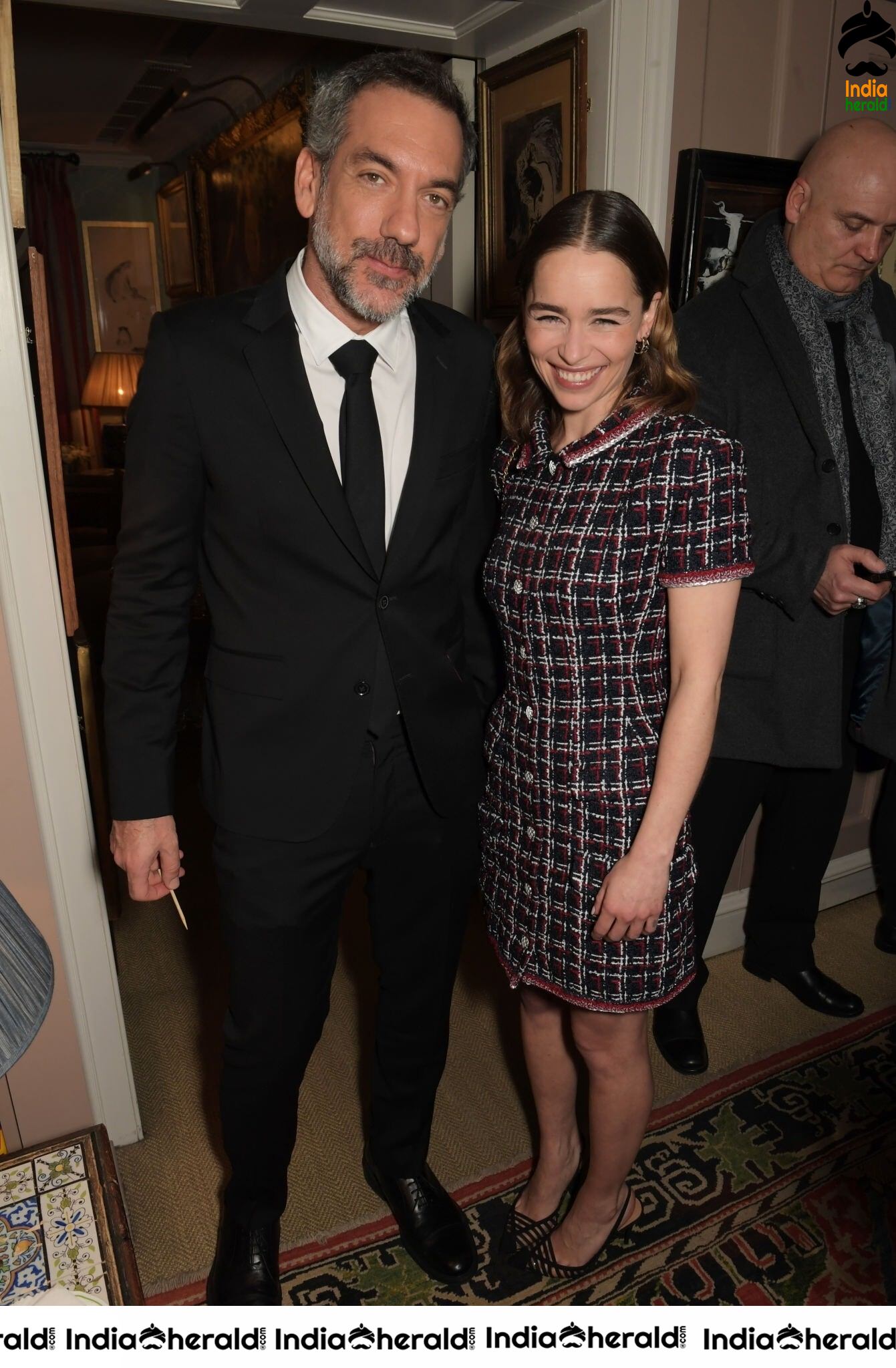 Emilia Clarke at Charles Finch and Chanel Pre BAFTA Party in London