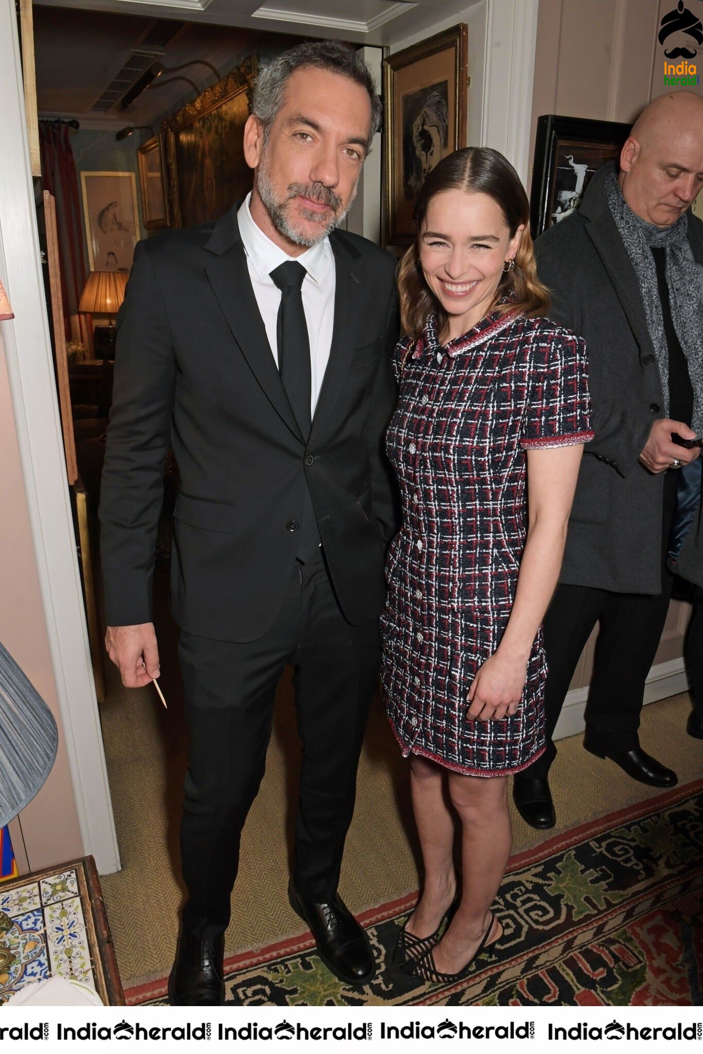 Emilia Clarke at Charles Finch and Chanel Pre BAFTA Party in London