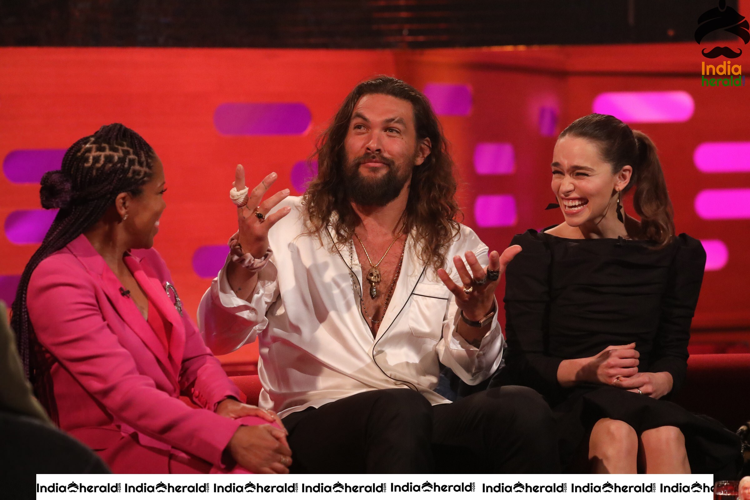 Emilia Clarke at the Graham Norton Show in London Set 1