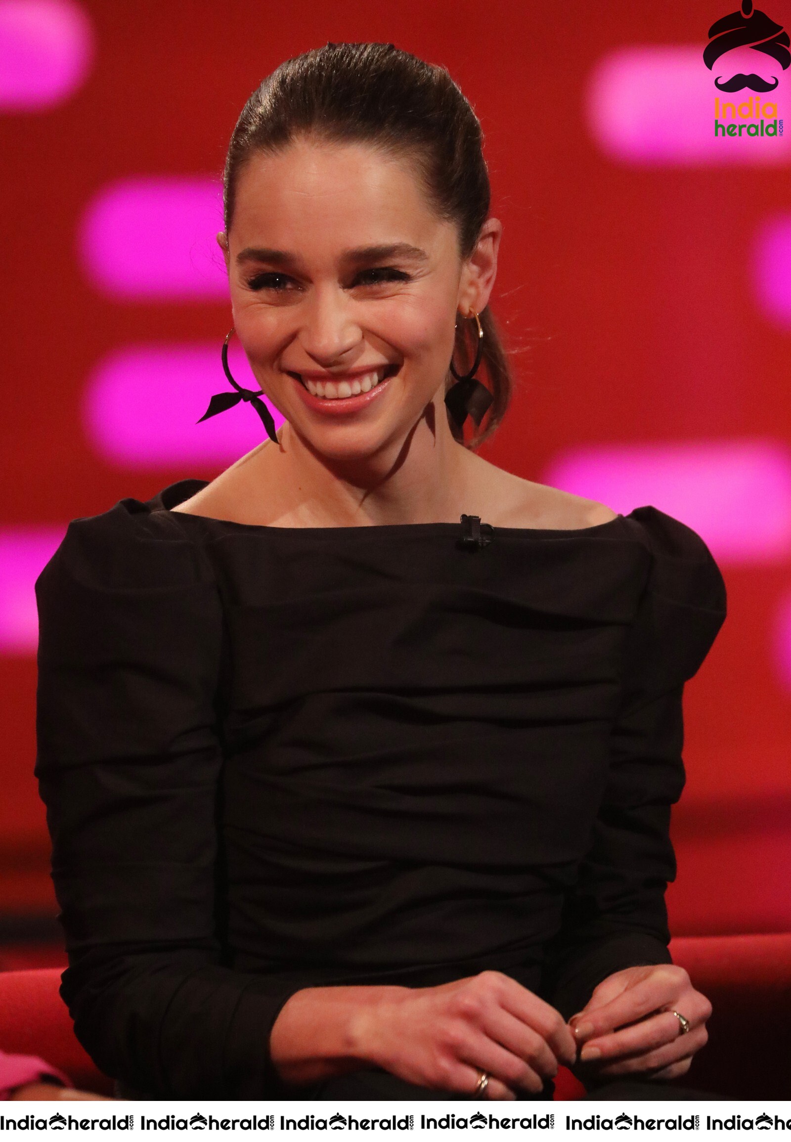 Emilia Clarke at the Graham Norton Show in London Set 1