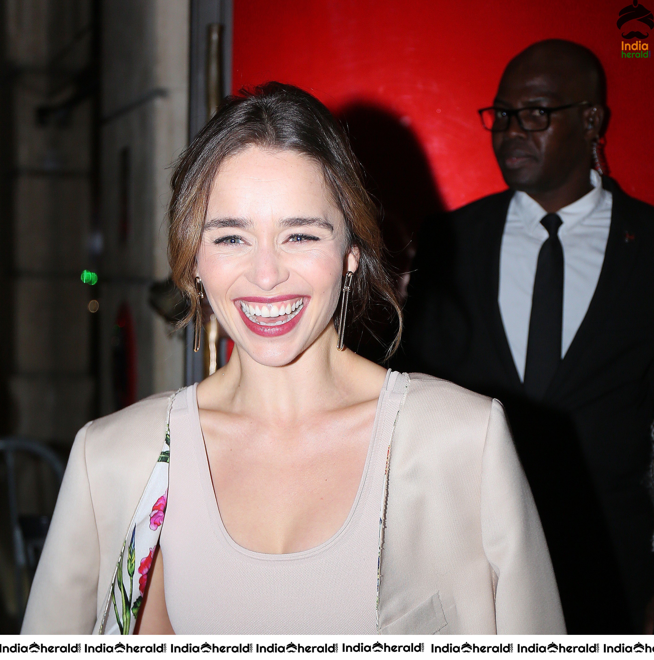 Emilia Clarke at the Premiere of Last Christmas in Paris