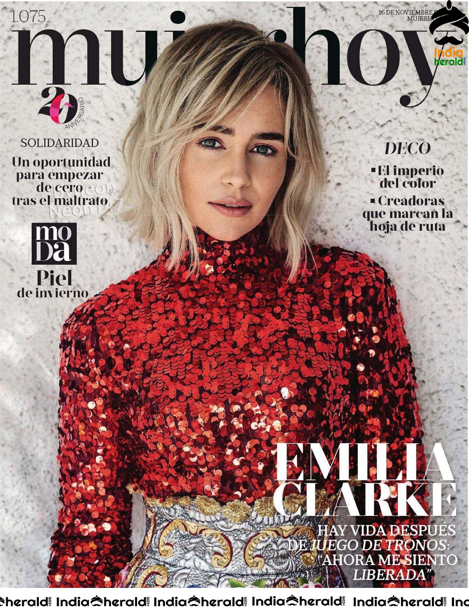 Emilia Clarke for Mujer Hoy Magazine