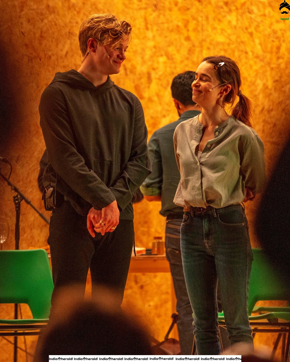 Emilia Clarke performing at The Seagull in London