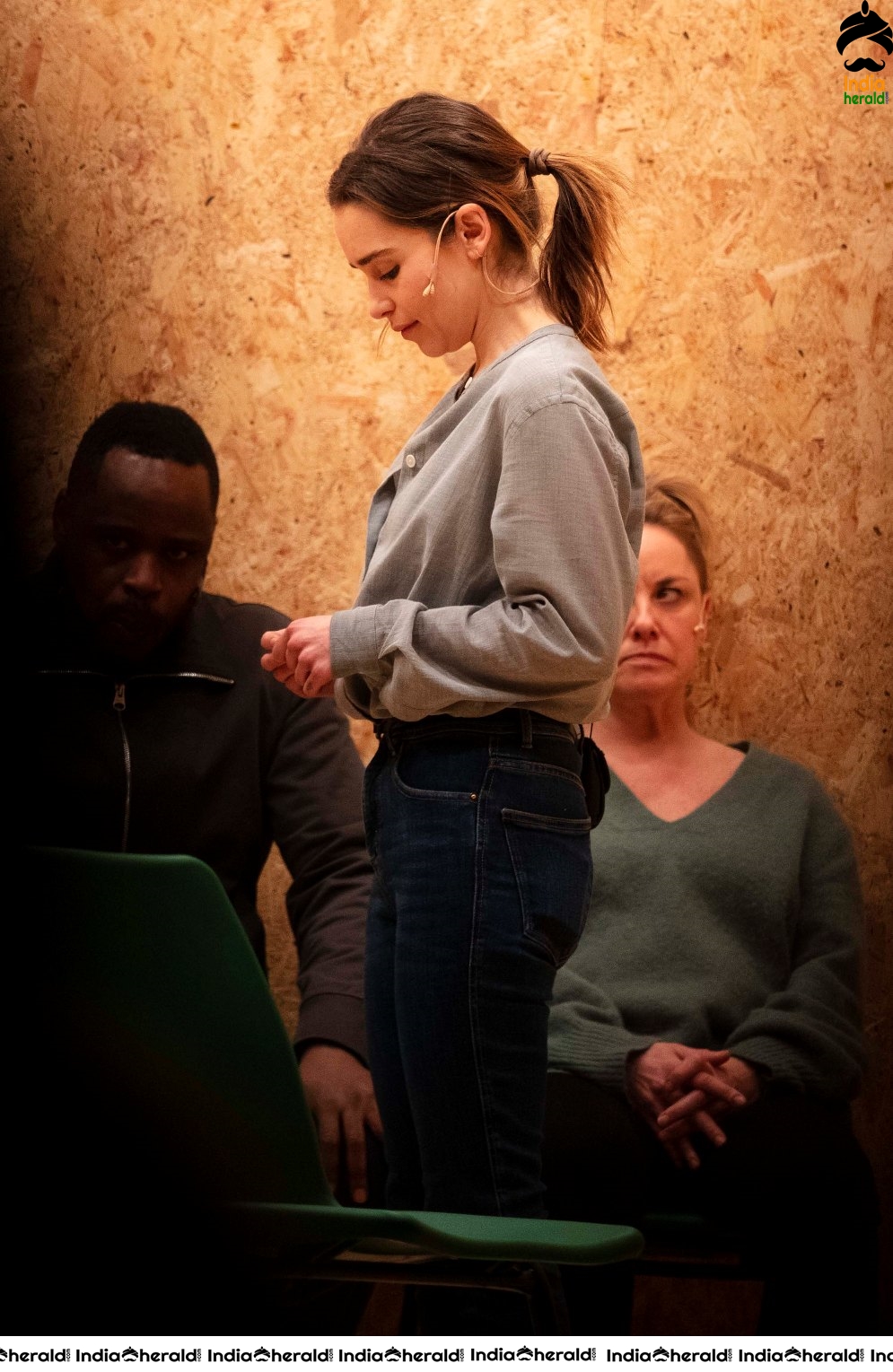 Emilia Clarke performing at The Seagull in London