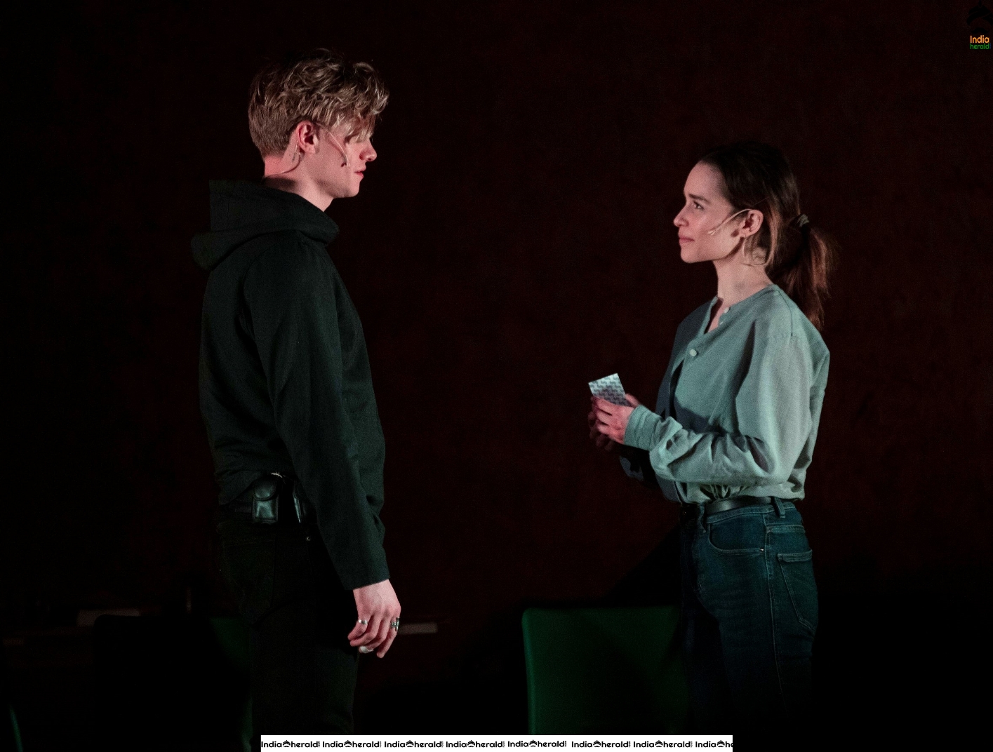 Emilia Clarke performing at The Seagull in London