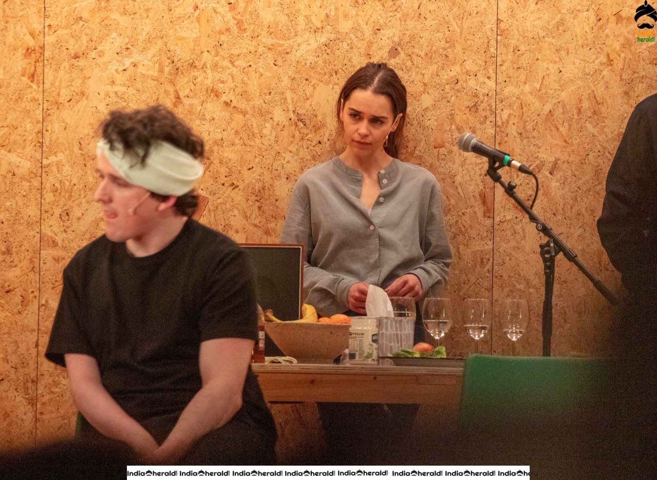 Emilia Clarke performing at The Seagull in London