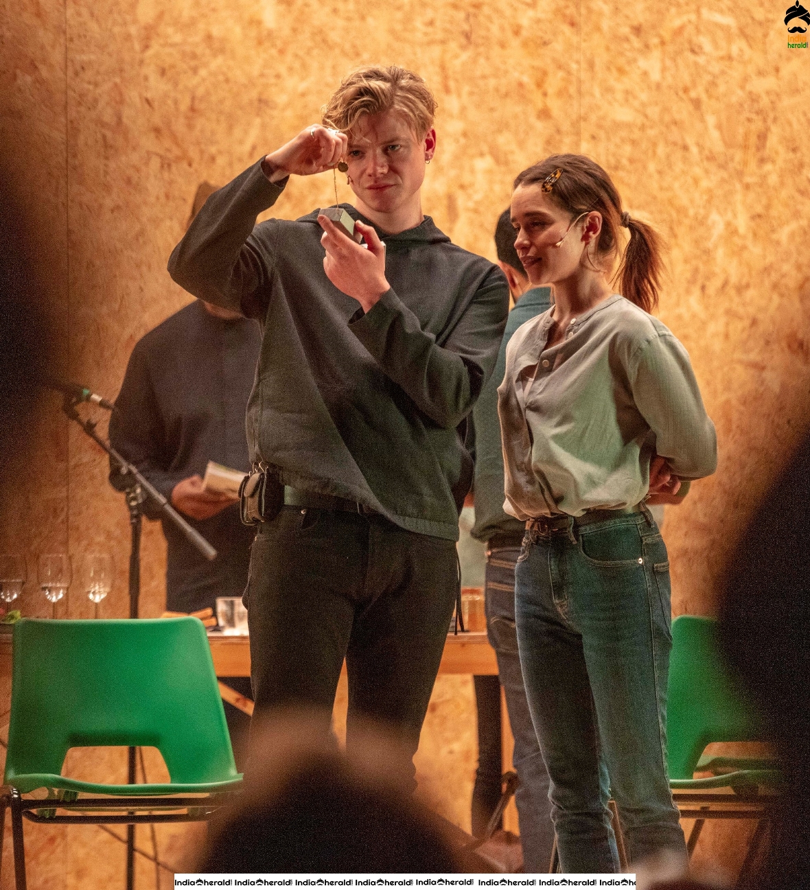 Emilia Clarke performing at The Seagull in London