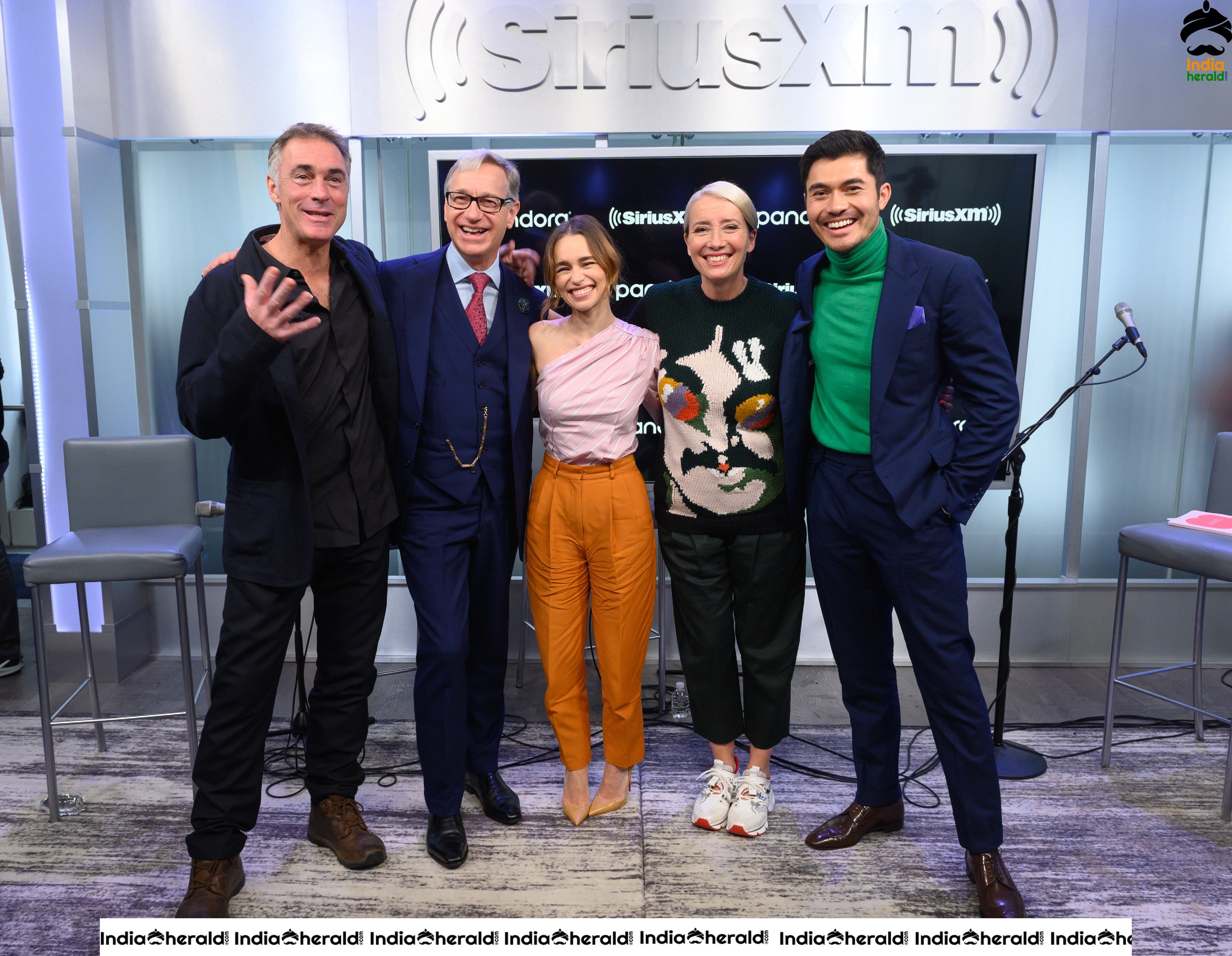 Emilia Clarke Visits Sirius XM Studios