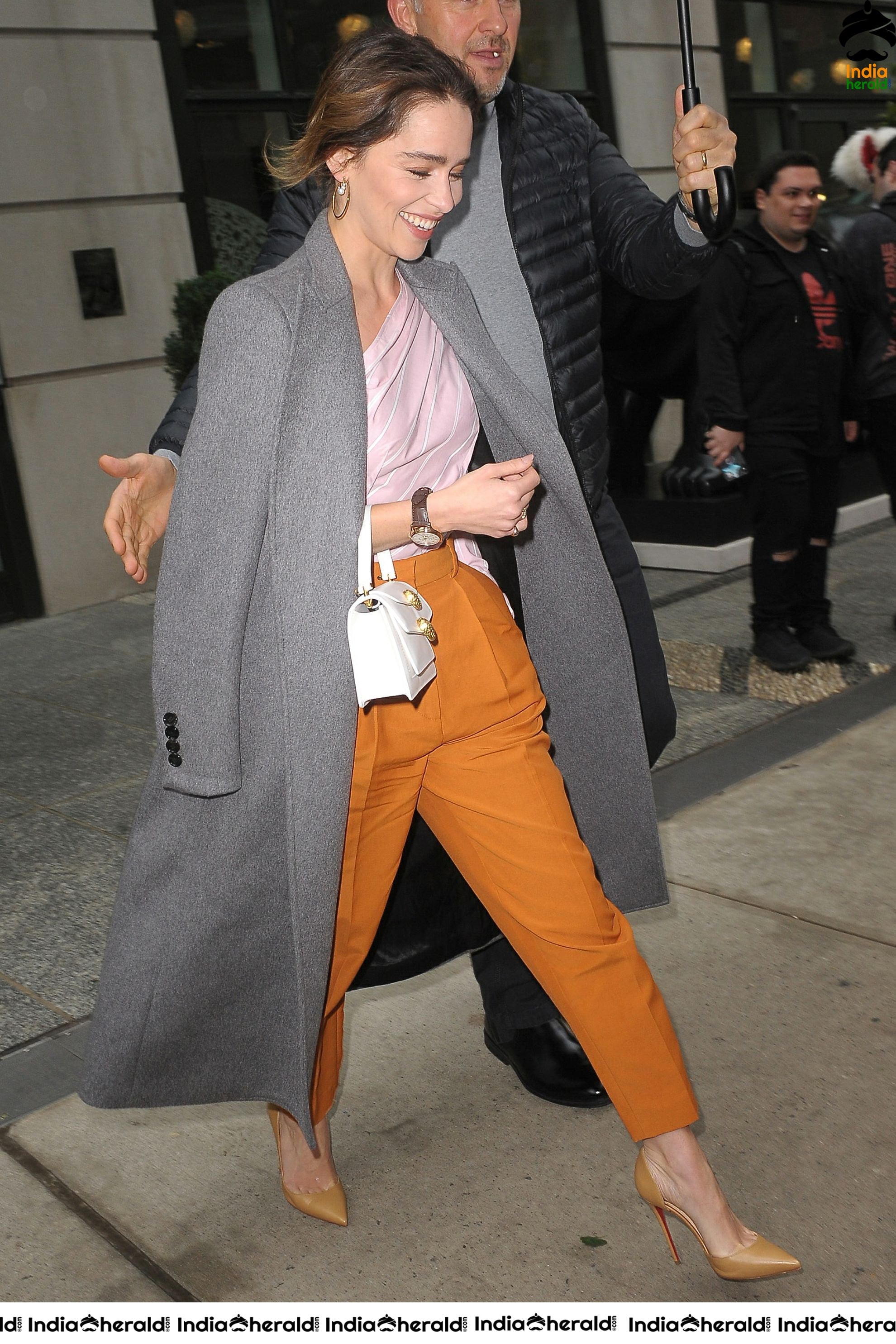 Emilia Clarke Visits Sirius XM Studios