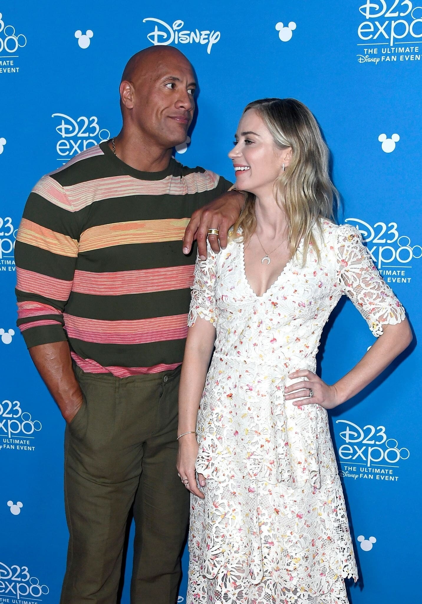 Emily Blunt At D23 Disney Expo Legends Event Set 1