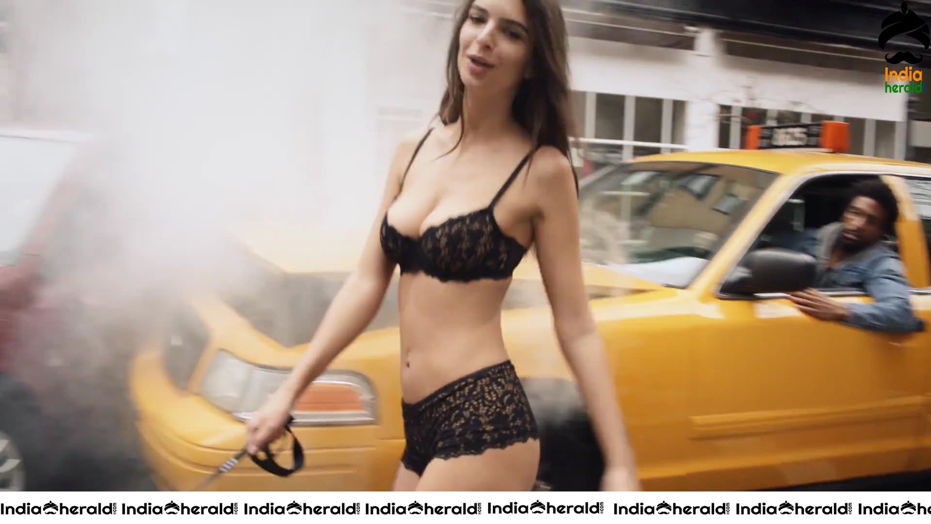 Emily Ratajkowski at Good Morning DKNY bikini Campaign