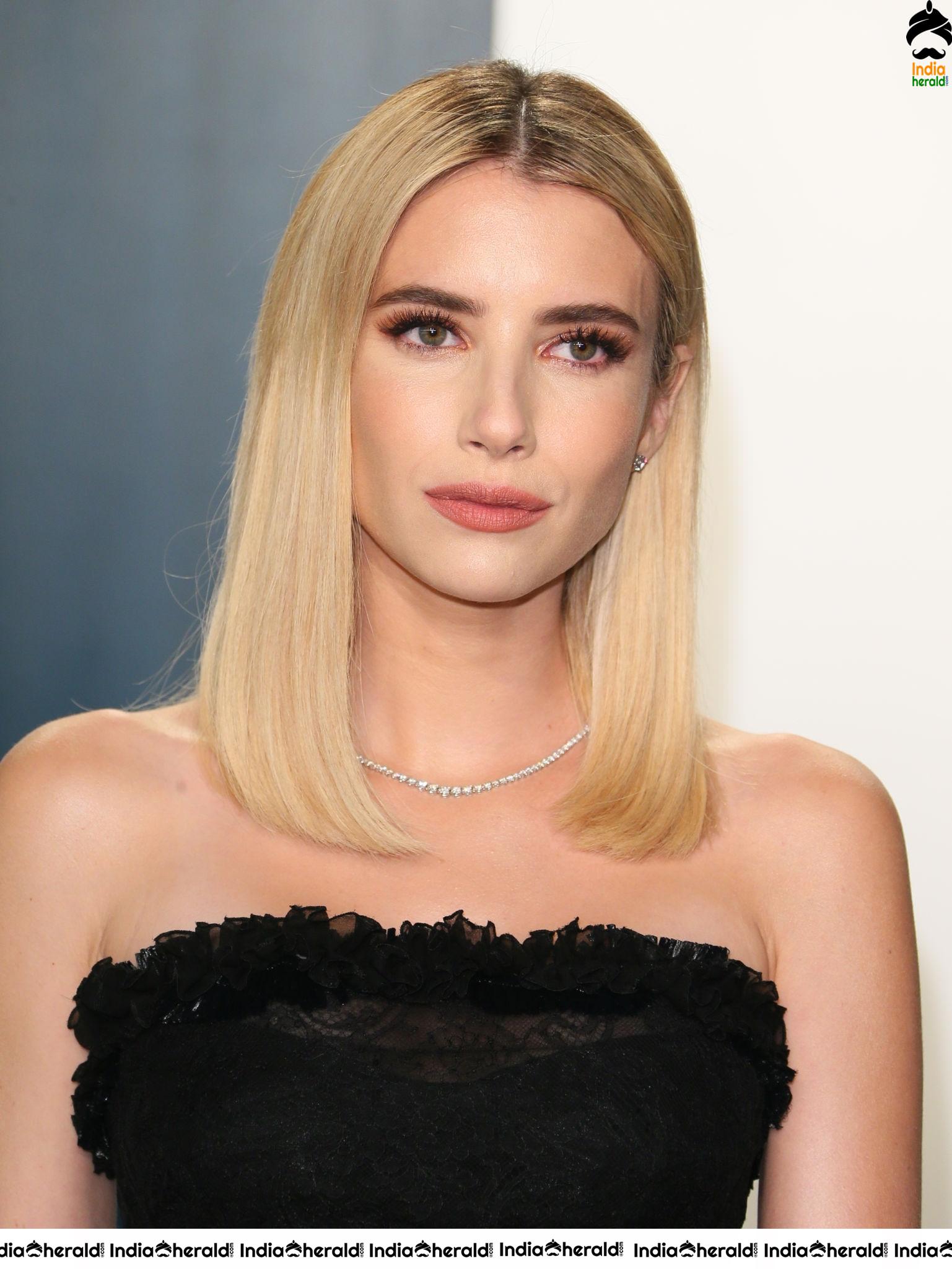 Emma Roberts at Vanity Fair Oscar Party in Beverly Hills