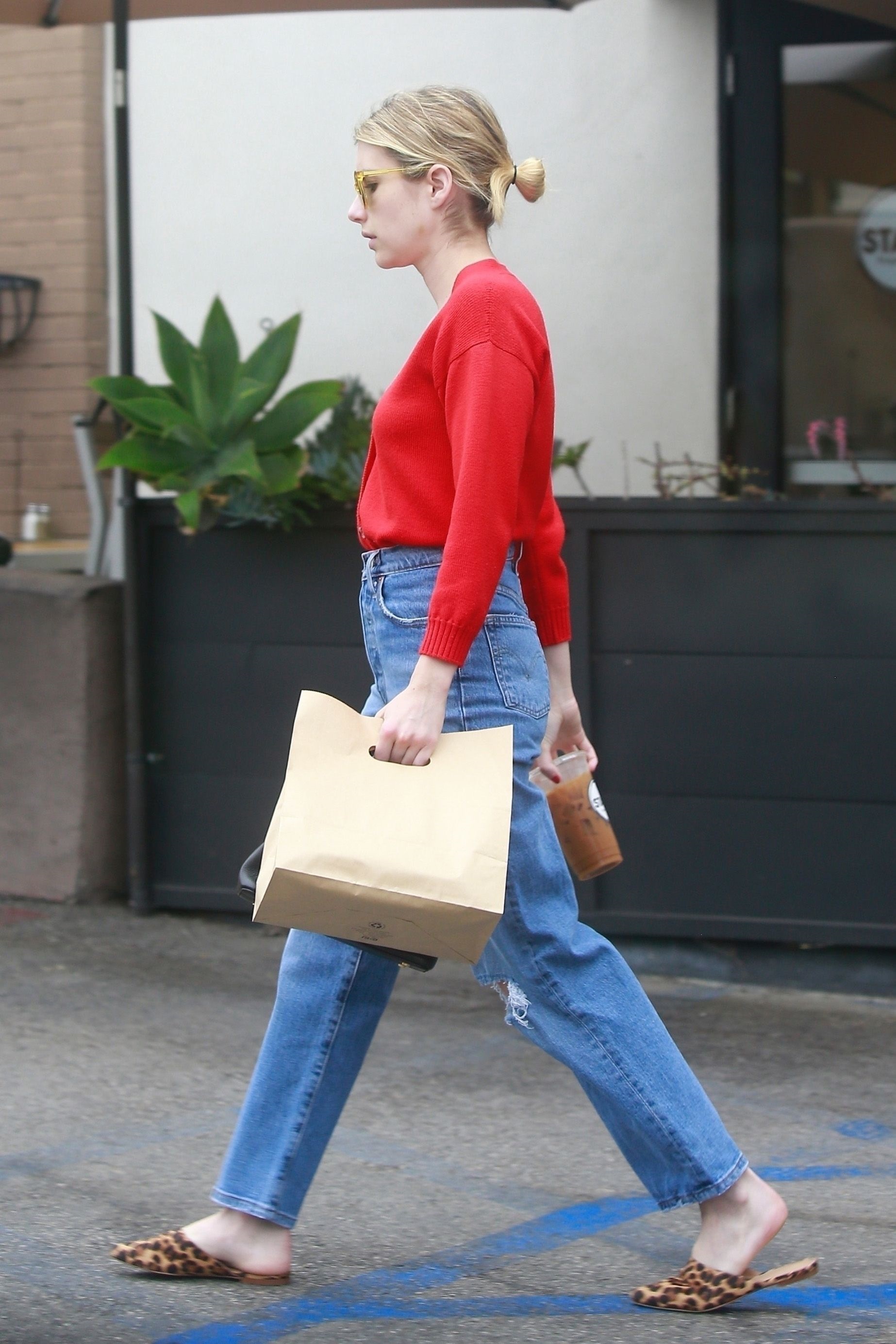 Emma Roberts Out In Los Feliz