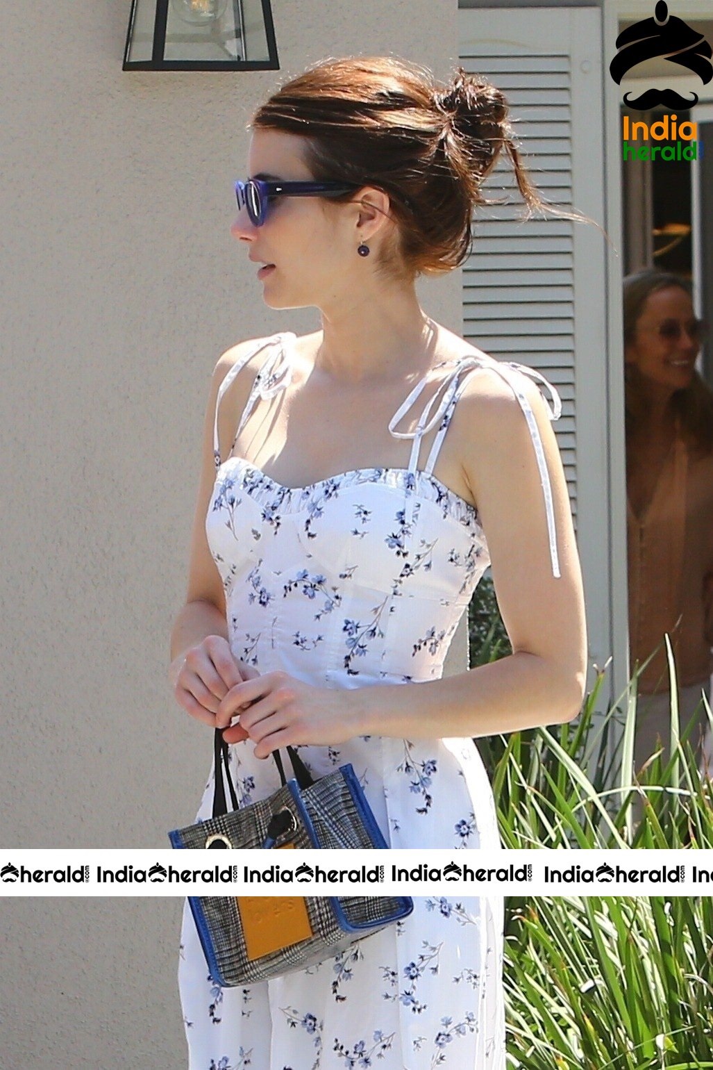 Emma Roberts Spotted In Brentwood CA