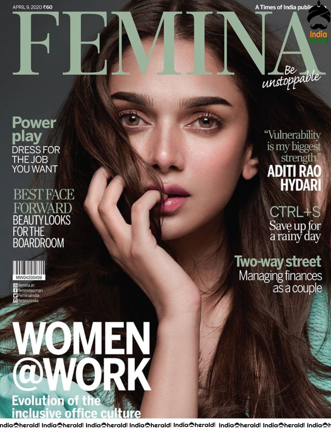 Ethereal beauty Aditi Rao Hydari Hot Photoshoot for Femina magazine