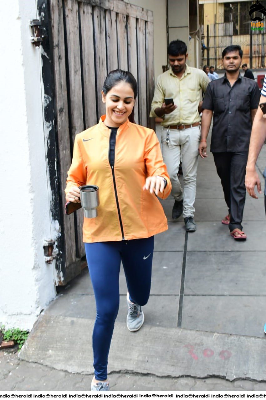 Genelia Spotted Outside the Gym in Bandra