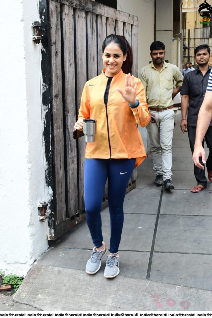 Genelia Spotted Outside the Gym in Bandra