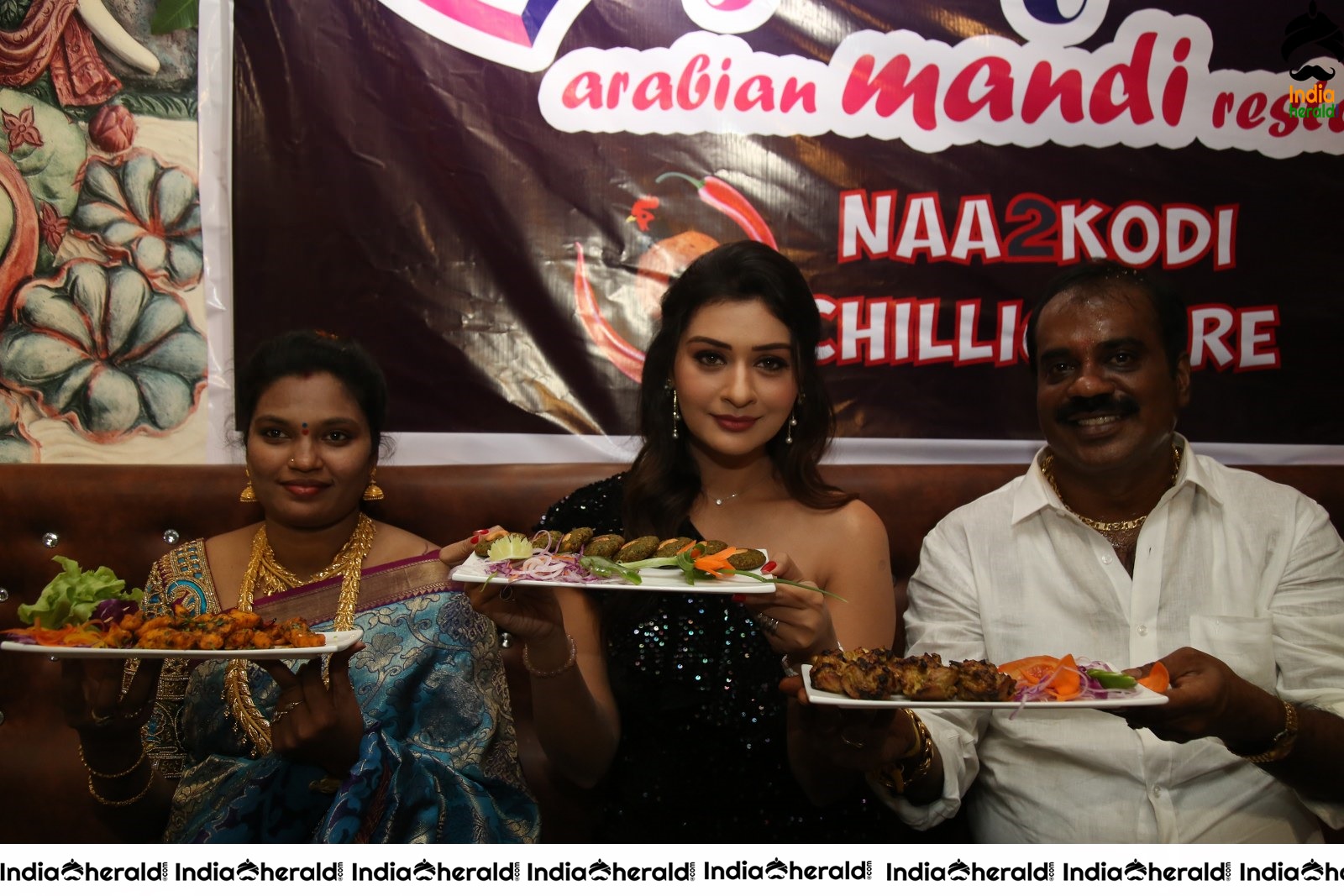 Girl Friend Arabian Mandi Restaurant Launch by Payal Rajput and Bhanu Sree at Madhapur Set 3