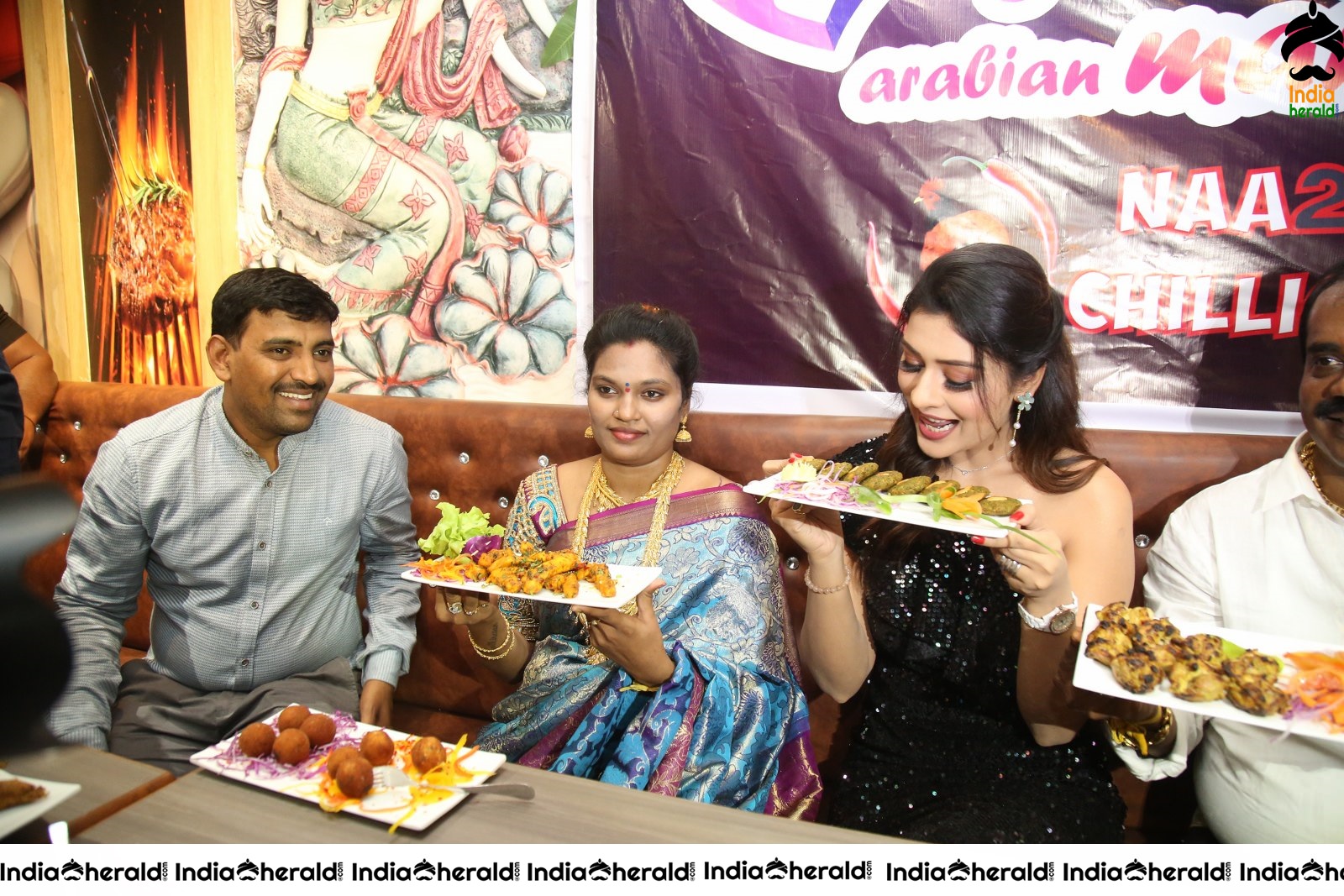 Girl Friend Arabian Mandi Restaurant Launch by Payal Rajput and Bhanu Sree at Madhapur Set 3