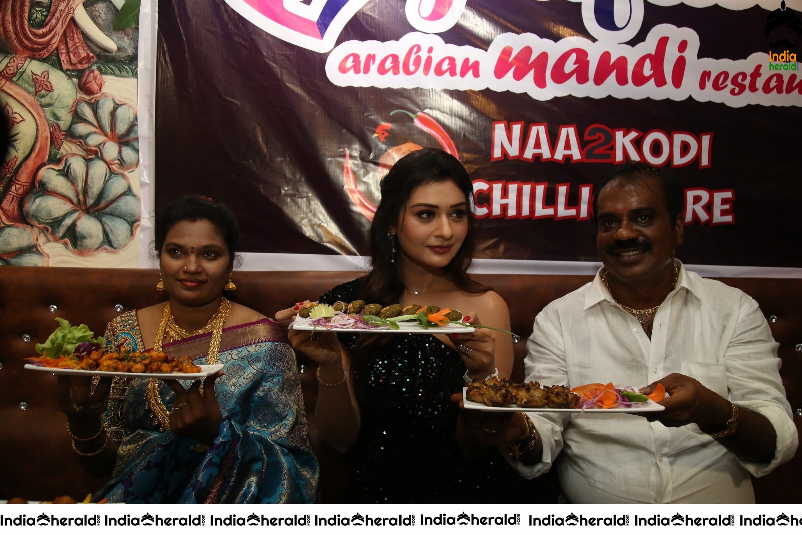 Girl Friend Arabian Mandi Restaurant Launch by Payal Rajput and Bhanu Sree at Madhapur Set 3