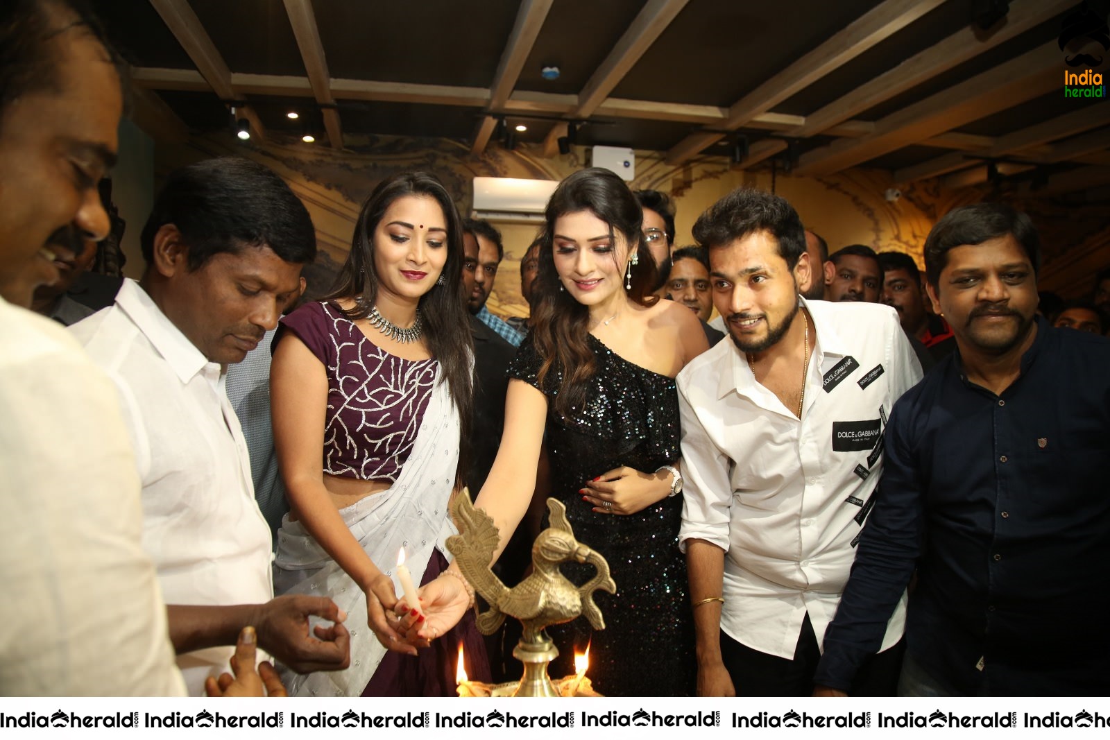 Girl Friend Arabian Mandi Restaurant Launch by Payal Rajput and Bhanu Sree at Madhapur Set 4