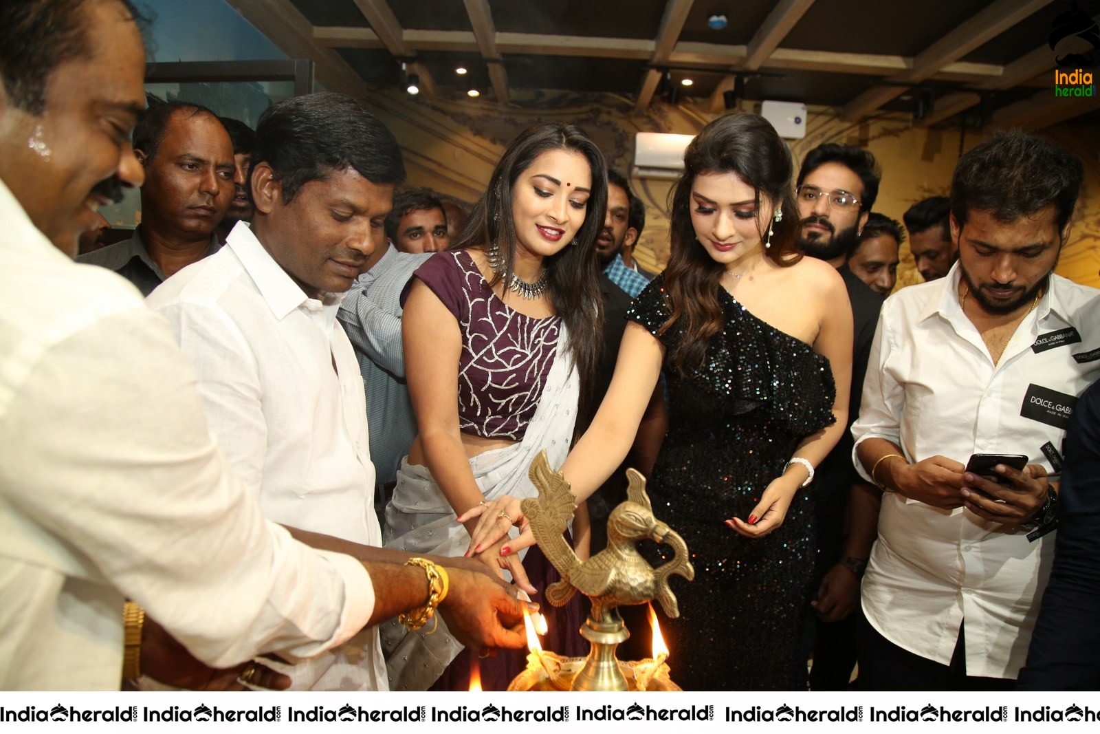 Girl Friend Arabian Mandi Restaurant Launch by Payal Rajput and Bhanu Sree at Madhapur Set 4