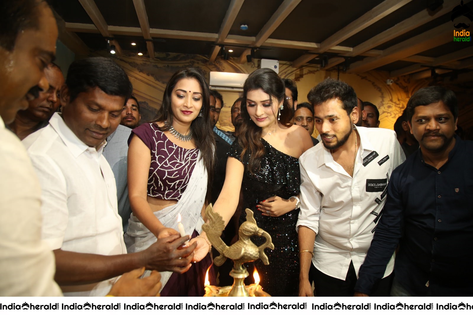 Girl Friend Arabian Mandi Restaurant Launch by Payal Rajput and Bhanu Sree at Madhapur Set 4