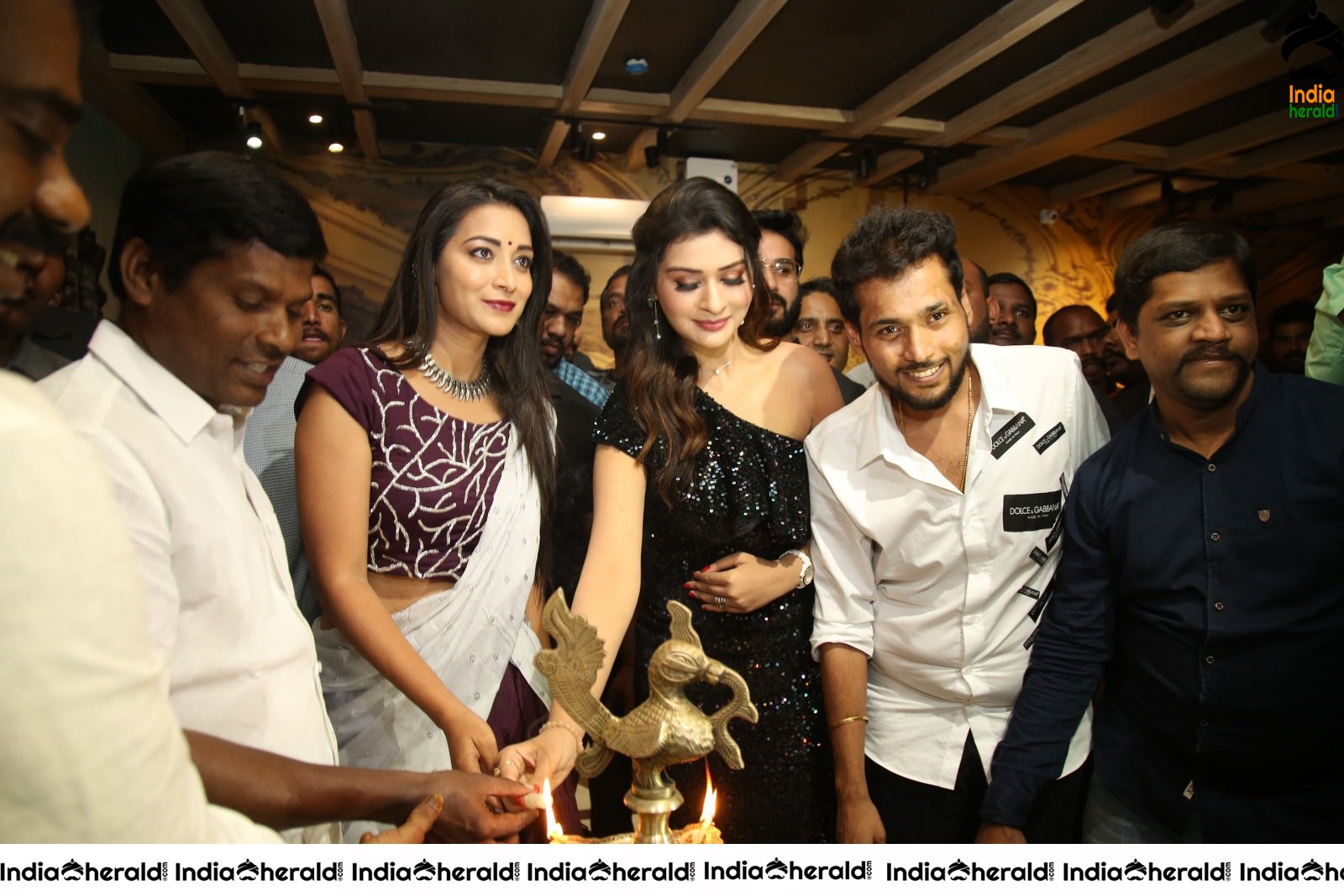 Girl Friend Arabian Mandi Restaurant Launch by Payal Rajput and Bhanu Sree at Madhapur Set 5