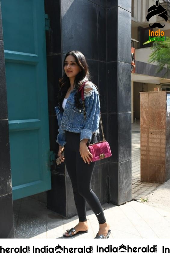 Gorgeous Kiara Advani in Denim Coat and Spotted in the streets of Mumbai