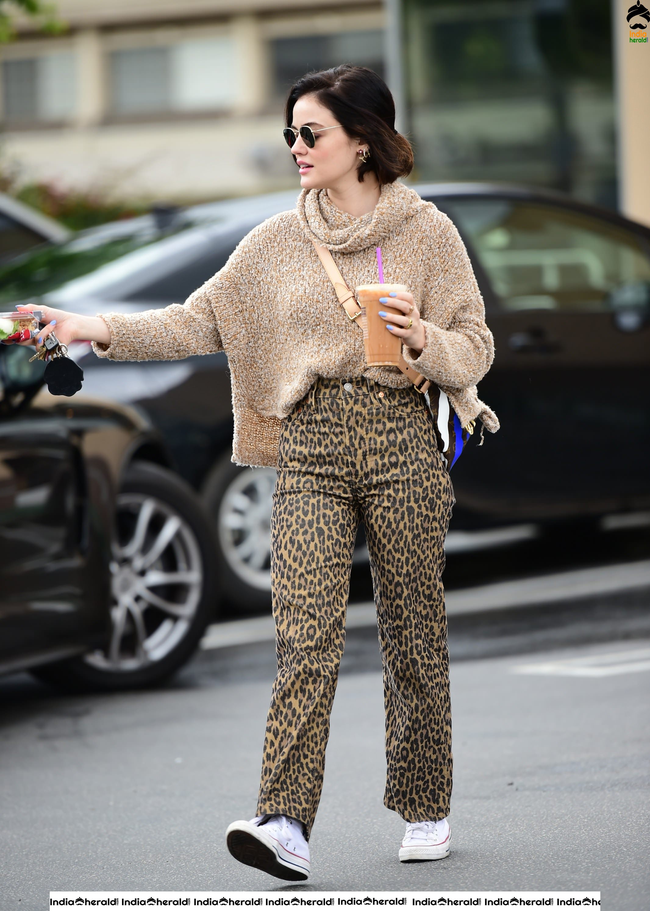 Gorgeous Paparazzi Photos of Lucy Hale while walking out in Los Angeles