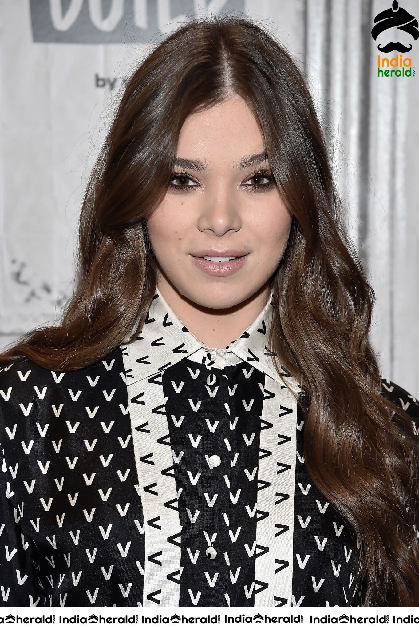 Hailee Steinfeld in Black Transparent Stockings at AOL Build in New York City Set 2