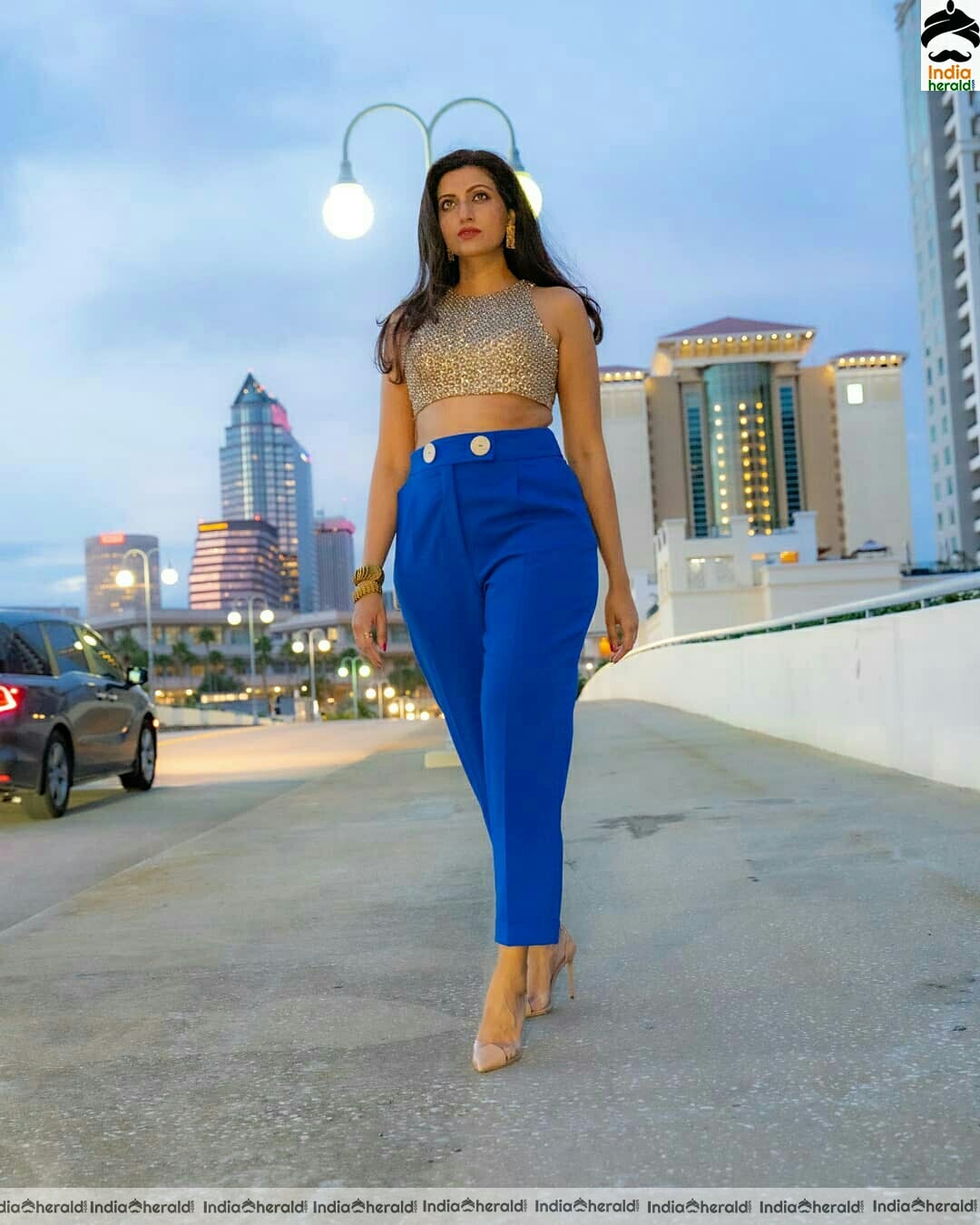 Hamsa Nandini Shows Her Hot Waistline Stills