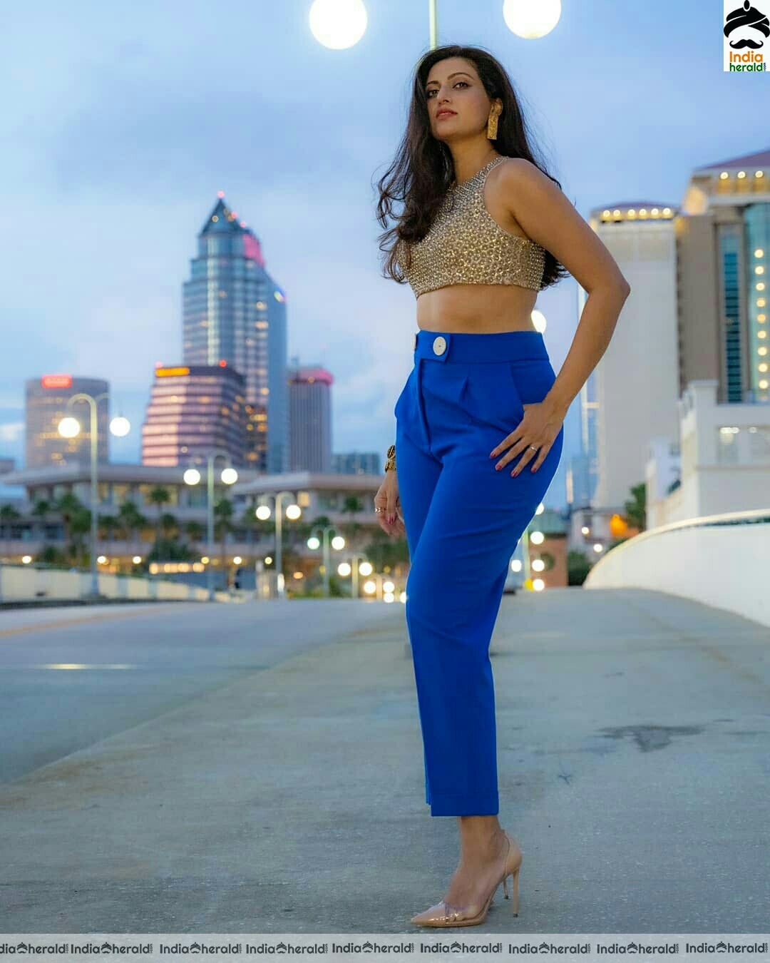 Hamsa Nandini Shows Her Hot Waistline Stills