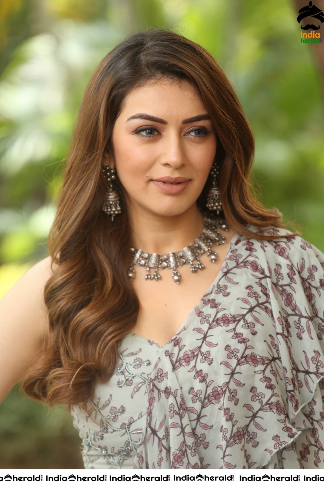 Hansika Latest Hot Photos in a Frill Attire Set 2