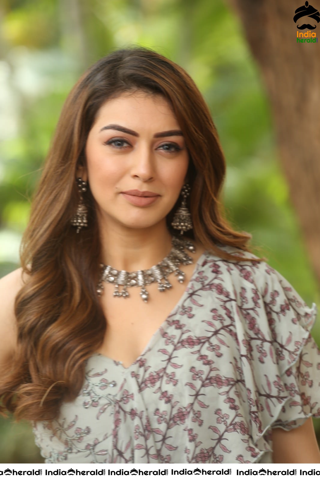 Hansika Latest Hot Photos in a Frill Attire Set 2